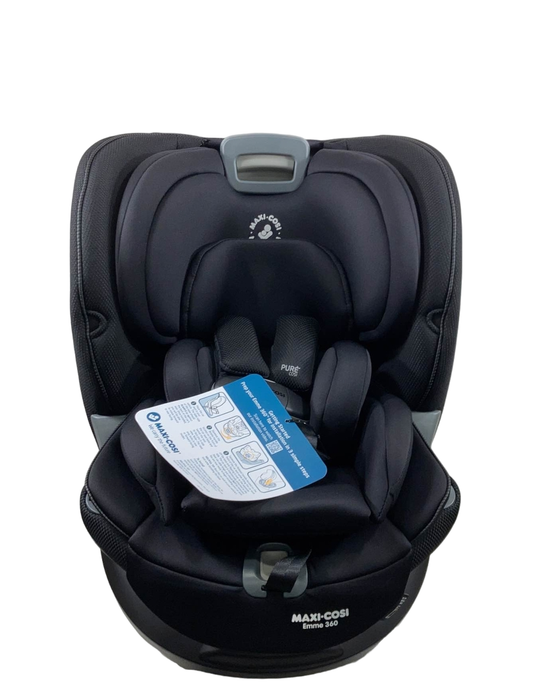 used Maxi-Cosi Emme 360 Convertible Car Seat, Midnight Black, 2023