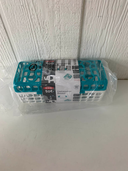 used OXO Tot Dishwasher Basket, Teal