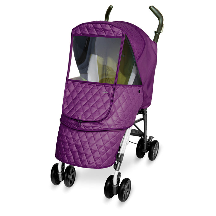 used Manito Castle Alpha Baby Stroller Weather Cover, Purple