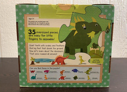 secondhand Melissa & Doug Floor Puzzle, Dinosaurs