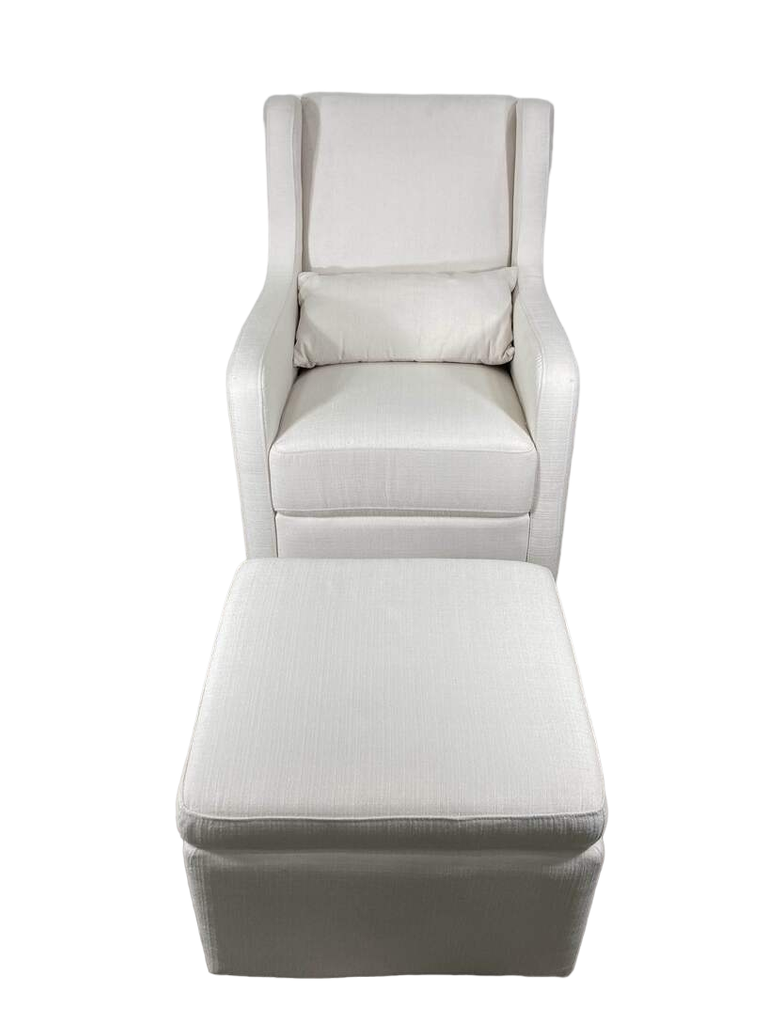 DaVinci Carter’s By DaVinci Adrian Swivel Glider With Storage Ottoman