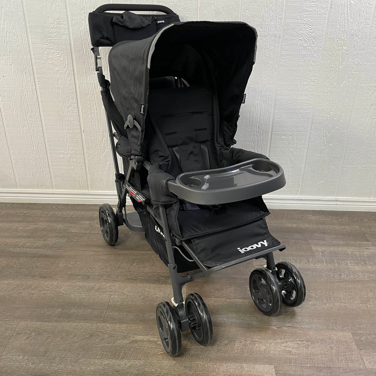 Joovy Caboose Too Ultralight Graphite Sit And Stand Double Stroller, B