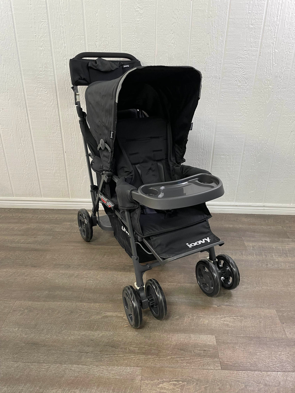 Joovy Caboose Too Ultralight Graphite Sit And Stand Double Stroller, B