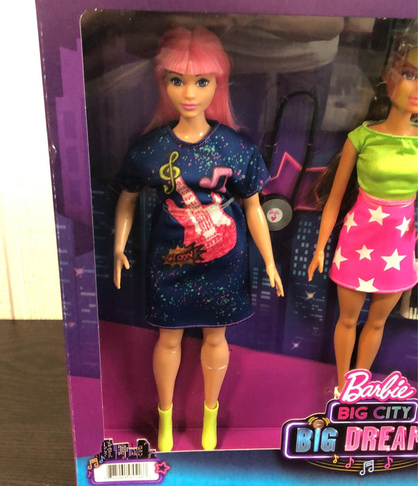 secondhand Mattel Barbie Big City Big Dreams Friends Doll 3 Pack