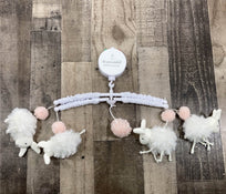 Shop The Peanut Shell Musical Mobile, Farmhouse Bunny at GoodBuy Gear