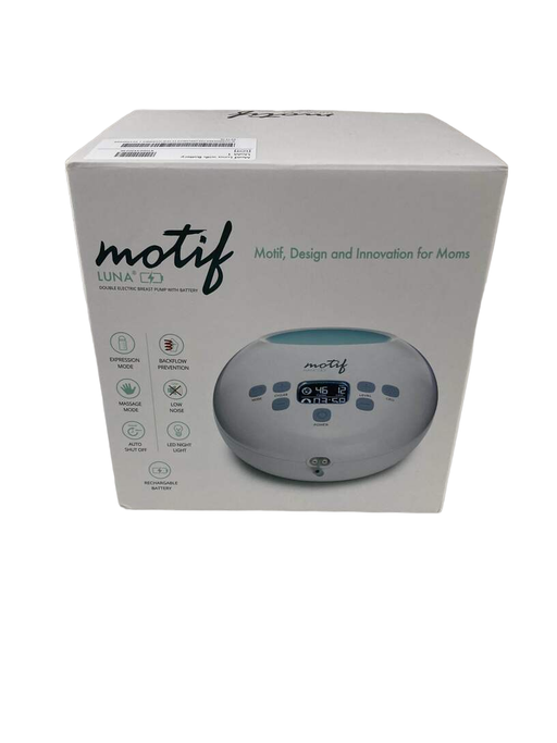 used Motif Medical Luna Double Electric Breast Pump With Battery