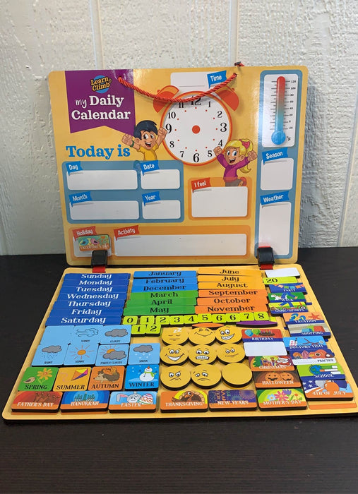 used Learn And Climb Deluxe Kids Calendar