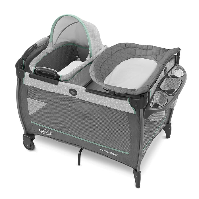 Graco Pack 'n Play Close2Baby Bassinet Playard, Derby Fashion