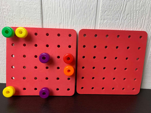 secondhand Gleeport Stacking Peg Board Set Toy