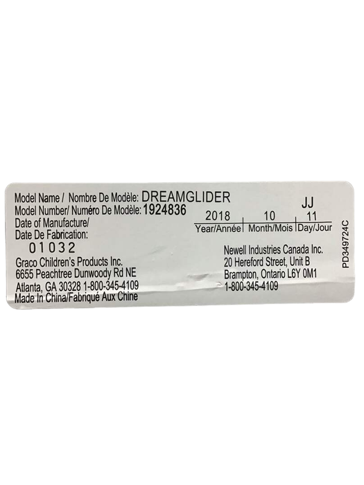 Graco DreamGlider Gliding Swing