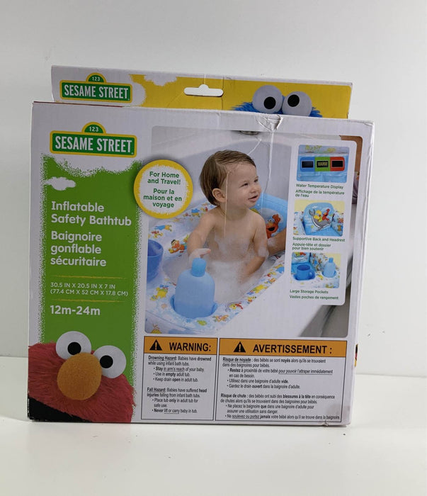 used Sesame Street Inflatable Safety Bathtub