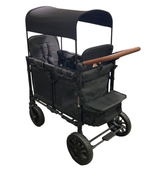 used Wonderfold W2 Luxe Multifunctional Double Stroller Wagon, 2021, Volcanic Black