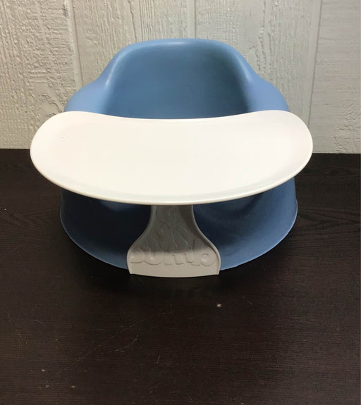 used Bumbo Floor Seat With Play Tray, Powder Blue