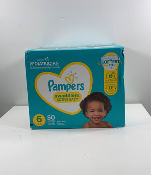 Pampers Couches Swaddlers, taille 6, 50 couches - 50 ea
