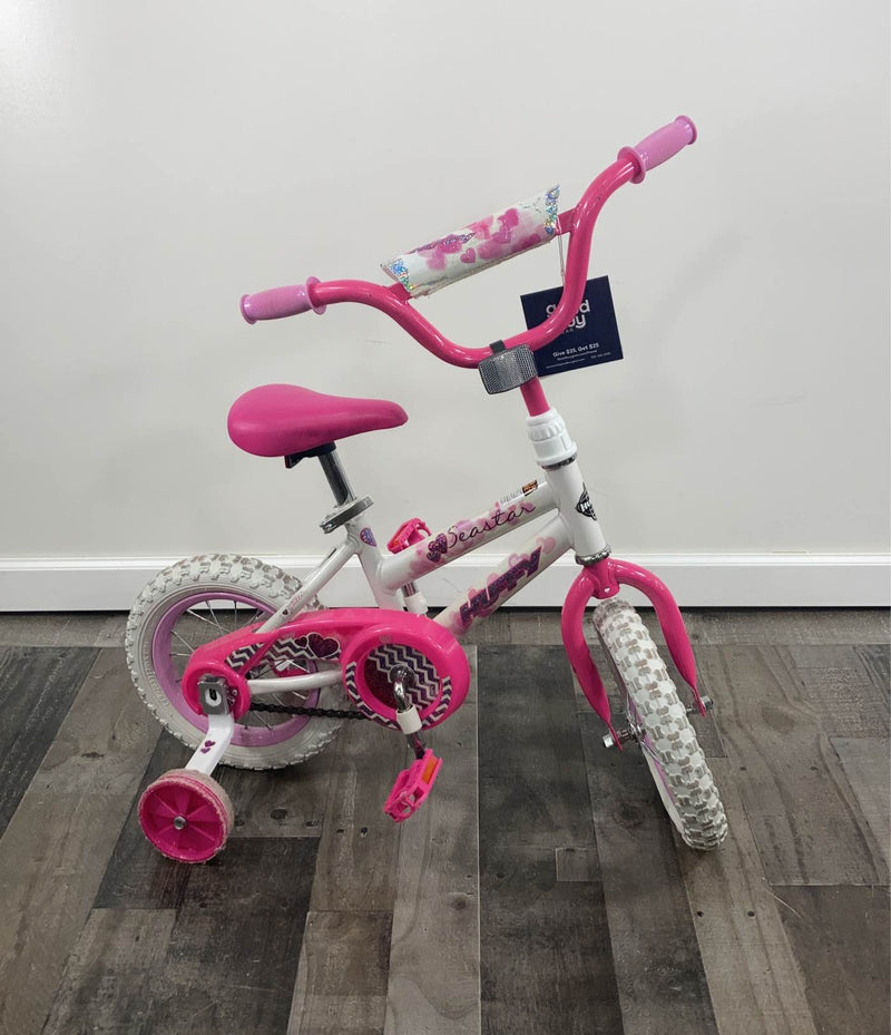 20in girl huffy sea star pink bike with helmet Huffy Sea Star Bike, 12"