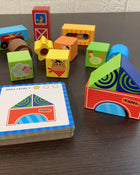 used Cardinal Stephen Joseph Lil’ Builder Wooden Blocks Game