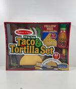 used Melissa & Doug Fill And Fold Taco & Tortilla Set