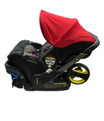 secondhand Doona Infant Car Seat & Stroller Combo, 2023, Flame Red