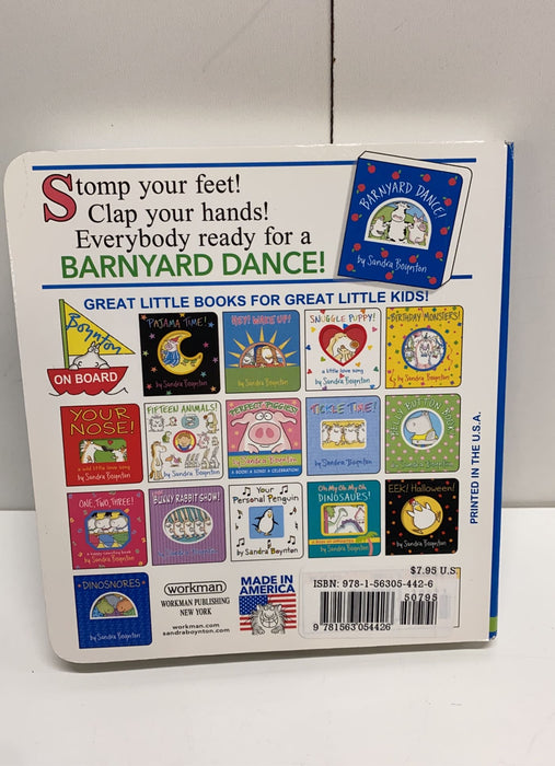 secondhand Barnyard Dance Board Book, Sandra Boynton