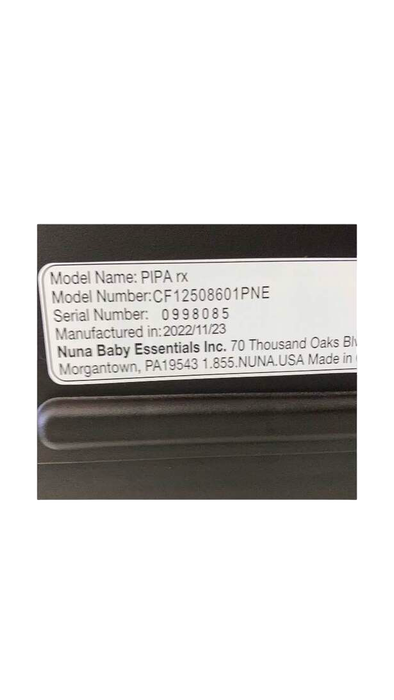 Nuna Pipa Aire RX Infant Car Seat with RELX Base, 2022, Pine