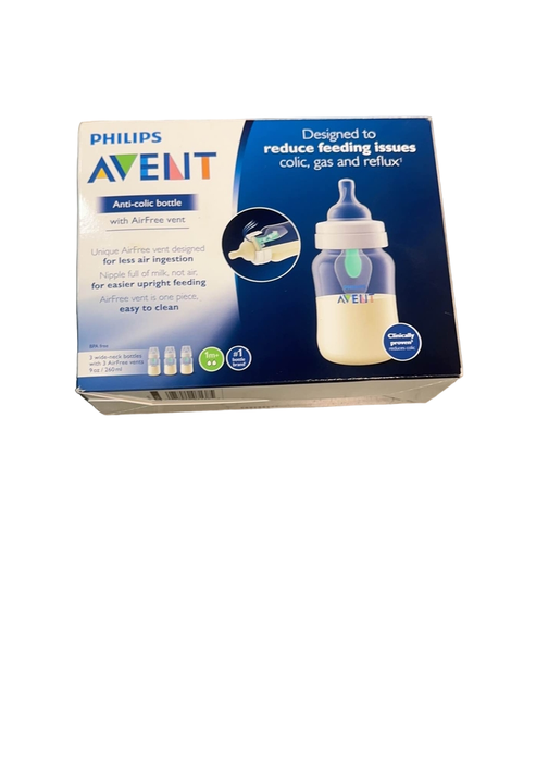 used Philips Avent Anti-Colic Bottles, 9oz, 3-Pack, Clear