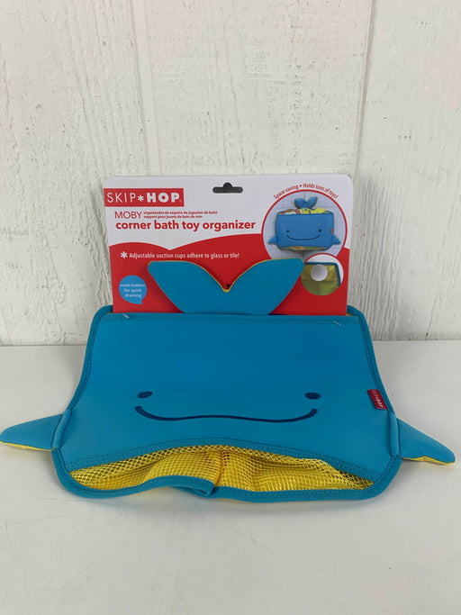 used Skip Hop Moby Corner Bath Toy Organizer, Blue