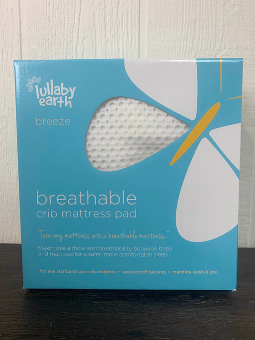 used Lullaby Earth Breeze Crib Mattress Pad