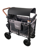 used Wonderfold W2 Luxe Multifunctional Double Stroller Wagon, Charcoal Gray, 2022