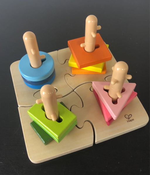 used Hape Creative Peg Puzzle
