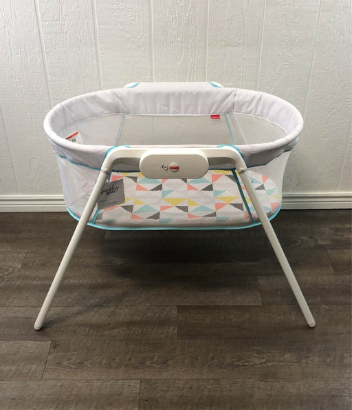 secondhand Fisher Price Stow N’ Go Bassinet