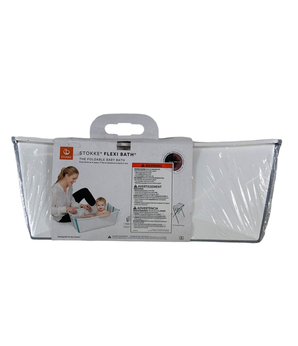 Shop Stokke Flexi Bath Foldable Baby Bathtub, White, Regular at GoodBuy Gear