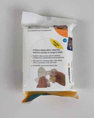 Medela Quick Clean Breast Pump and Accessory Wipes - 24 count