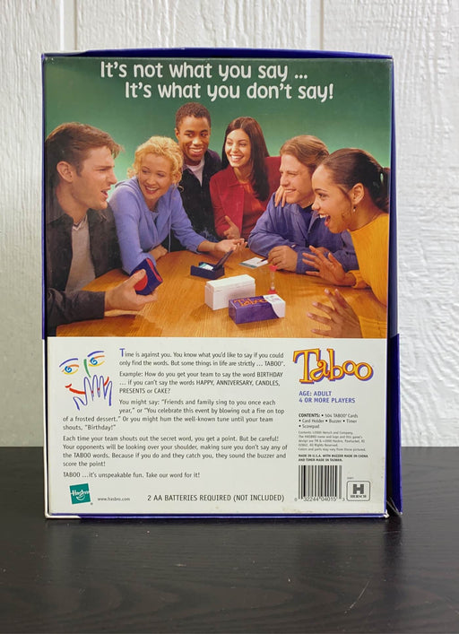 secondhand Hasbro Taboo