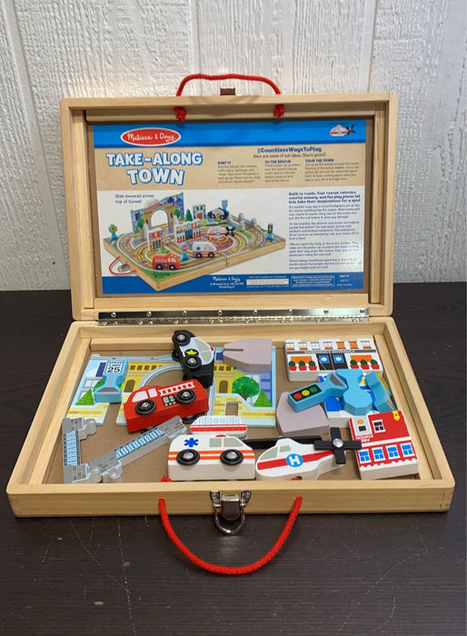 used Melissa & Doug Take-Along Town
