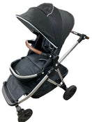 used Mockingbird Single to Double Stroller, Silver with Penny Leather, Black , Watercolor Drops, 2022