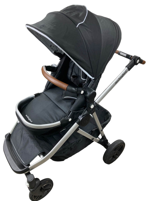 used Mockingbird Single to Double Stroller, Silver with Penny Leather, Black , Watercolor Drops, 2022