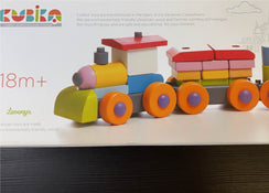 secondhand Cubika Wooden Train Constructor