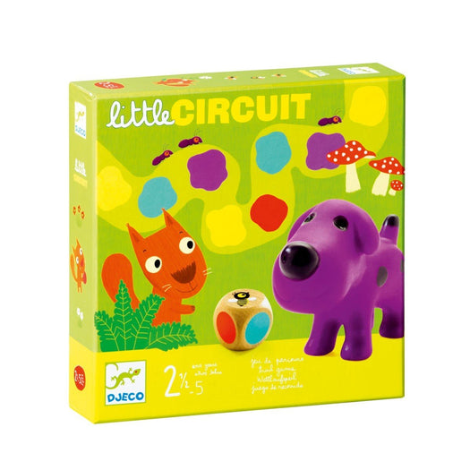 Djeco Little Circuit | Gioco Da Tavolo Per Bambini 2+ | Primo Gioco Di Colori E Percorso Con Animali