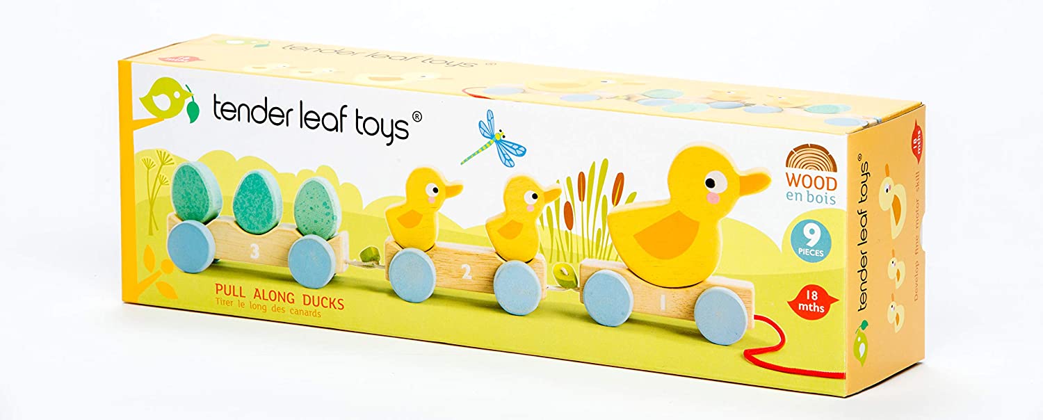 Tender Leaf Toys Pull Along Ducks