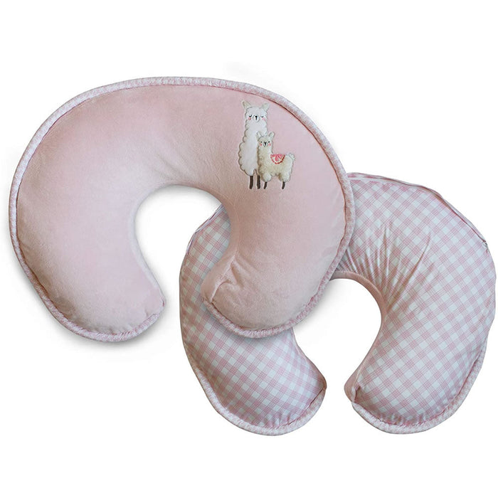 Shop Boppy Luxe Feeding and Infant Support Pillow, Pink Llamas at GoodBuy Gear