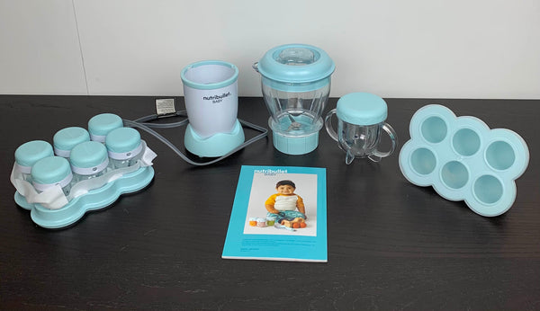 NutriBullet NBY-50100 Baby Complete Food-Making System, 32-Oz, Blue 