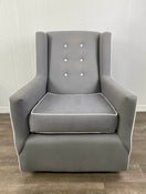 secondhand Little Castle Furniture Tufted Swivel Glider And Ottoman