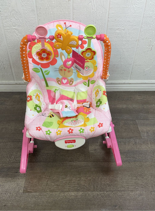 secondhand Fisher Price Deluxe Infant To Toddler Rocker
