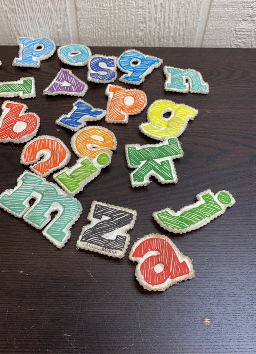 secondhand MargauxMakes Magnetic Plush Alphabet Letters