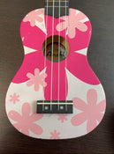 secondhand Amahi Ukulele, Pink Flower Soprano