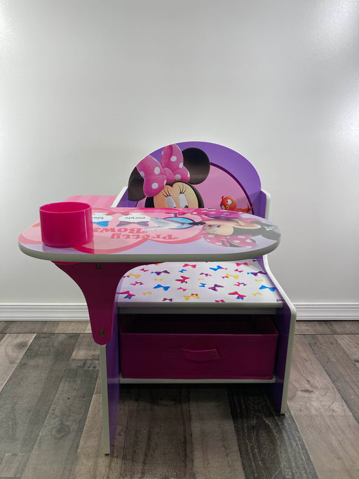 secondhand Delta Children Chair Desk with Storage Bin