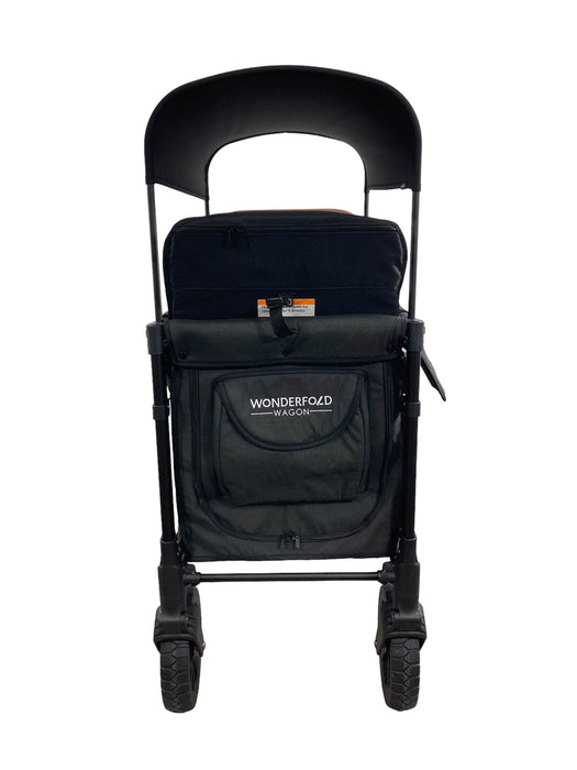 secondhand Wonderfold W2 Luxe Multifunctional Double Stroller Wagon, 2022, Volcanic Black