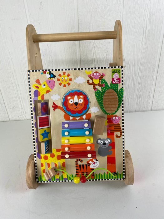 used ALEX Toys Jungle Fun Multi Activity Cart Push Toy