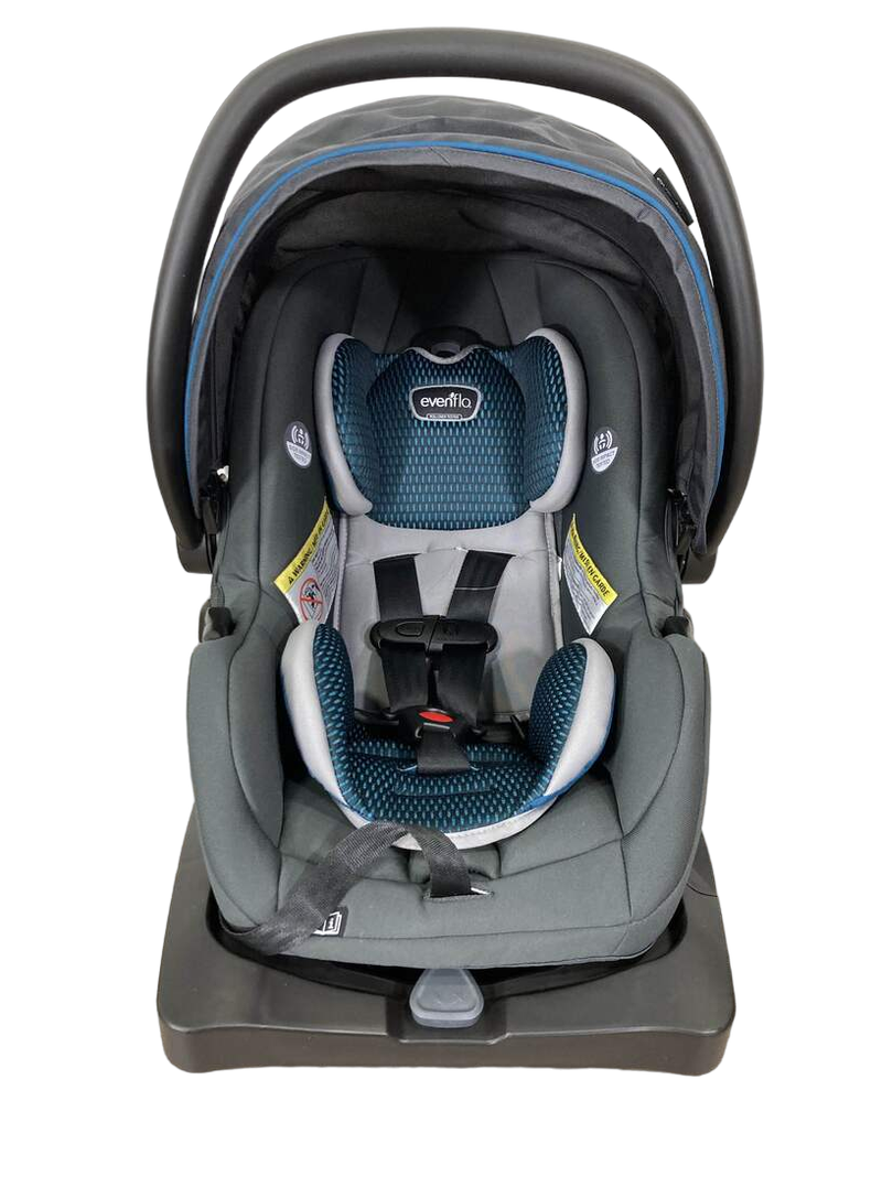 Evenflo LiteMax DLX Infant Car Seat with SafeZone Load Leg Base, 2022