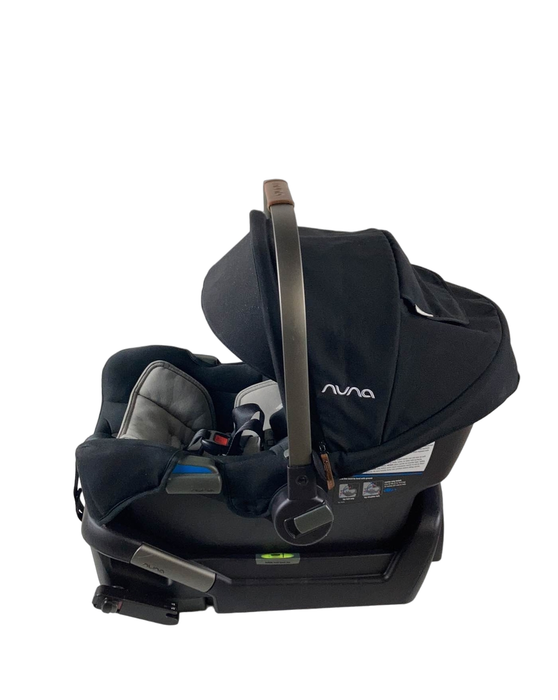 used Nuna PIPA Infant Car Seat, Caviar, 2019